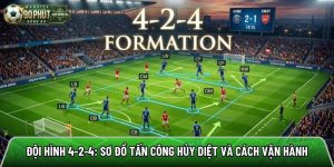 Đội hình 4-2-4: Sơ đồ tấn công hủy diệt và cách vận hành